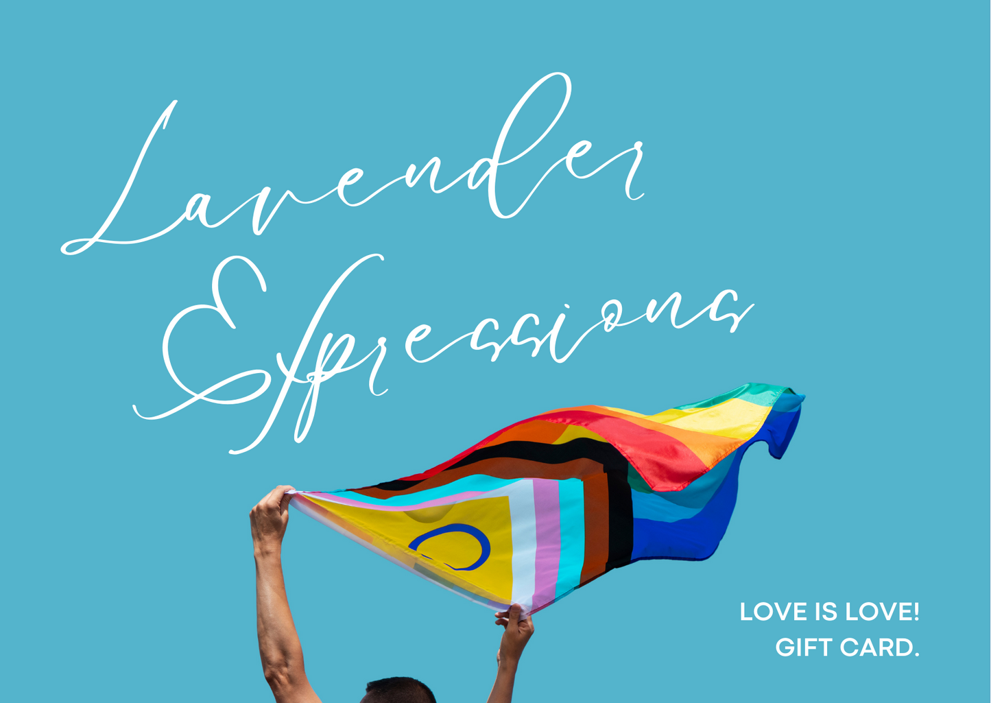 Lavender Expressions' gift card - Love is Love