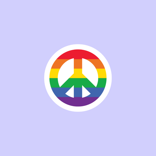 Pride Peace Sign Sticker