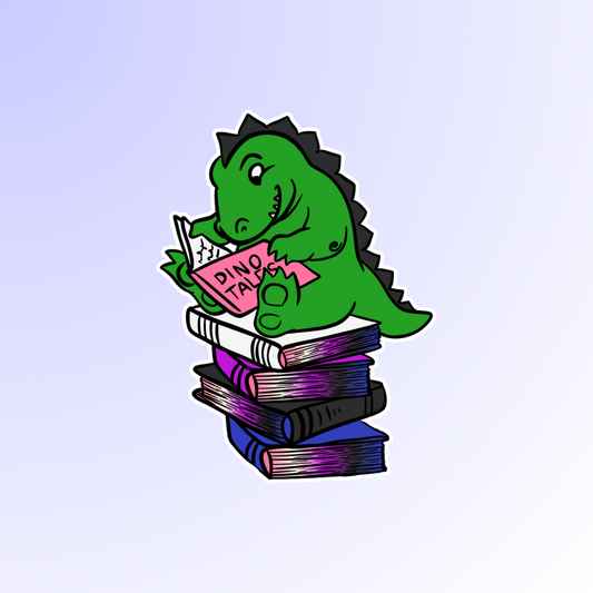 Dino Library – Roar with Genderfluid Pride