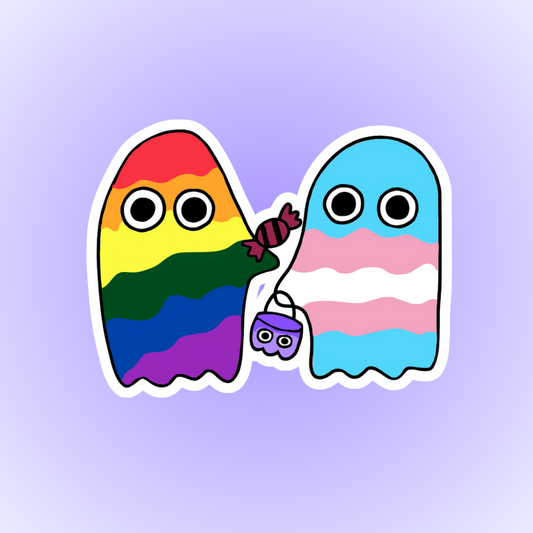 Trans-Pride Ghosts Sticker