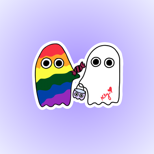 Ally-Pride Ghosts Sticker