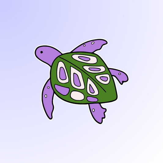 Genderqueer Turtle – Shell Yeah, It’s Fabulous Sticker