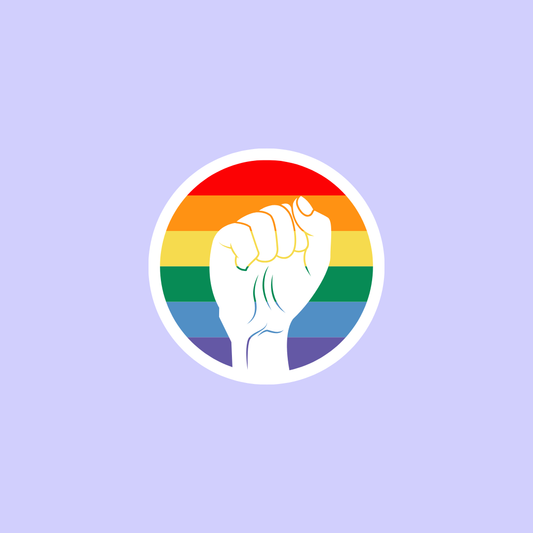 Pride Fighter Sign Sticker