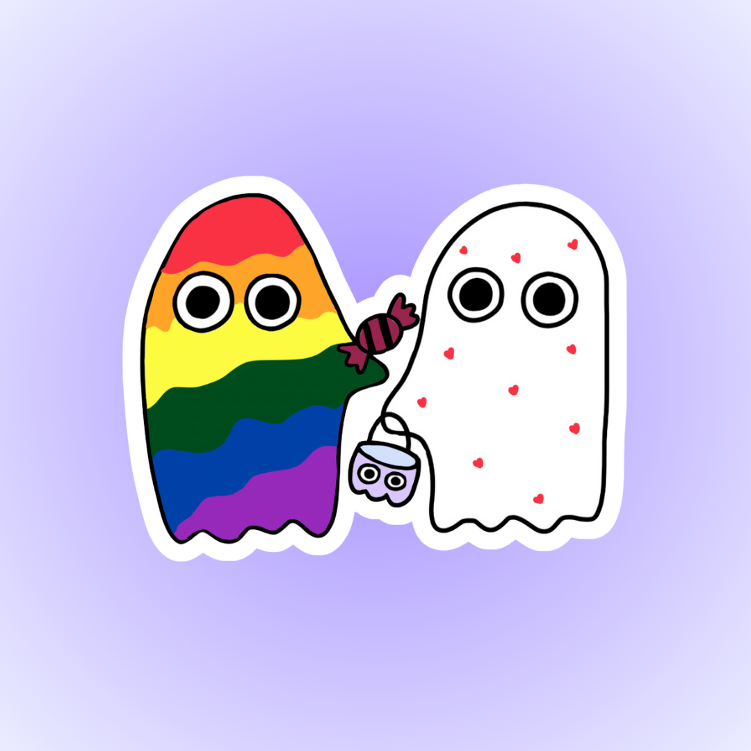 Gay Ghosts Sticker