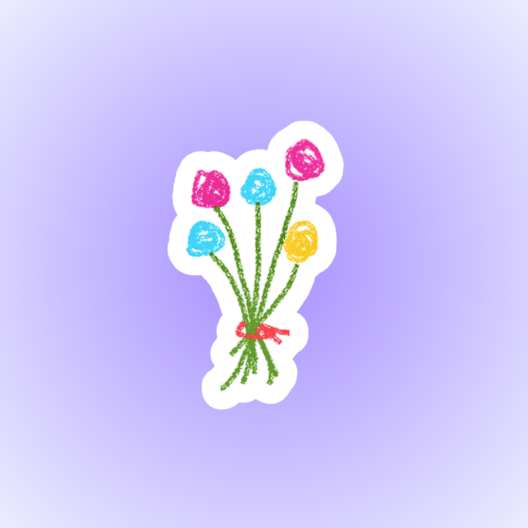 Pansexual Flower Sticker