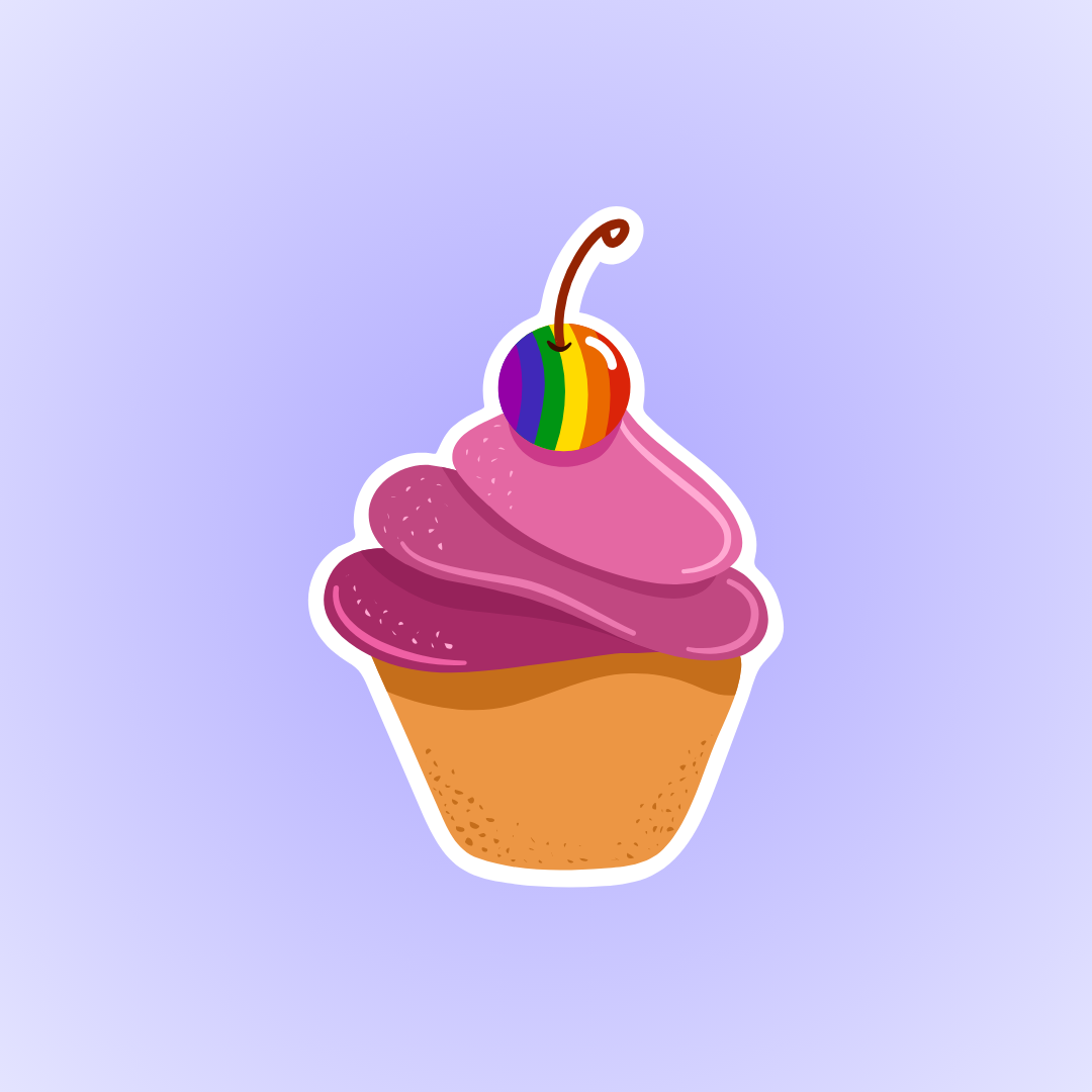 Pride Cupcake