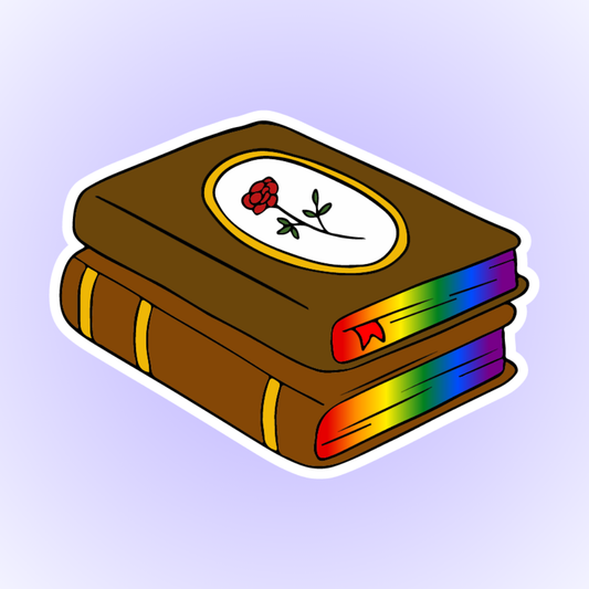 Pride Book Lover Sticker