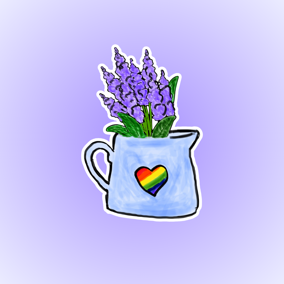 Pride Vase Sticker