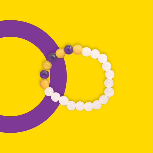 Intersex pride bracelet