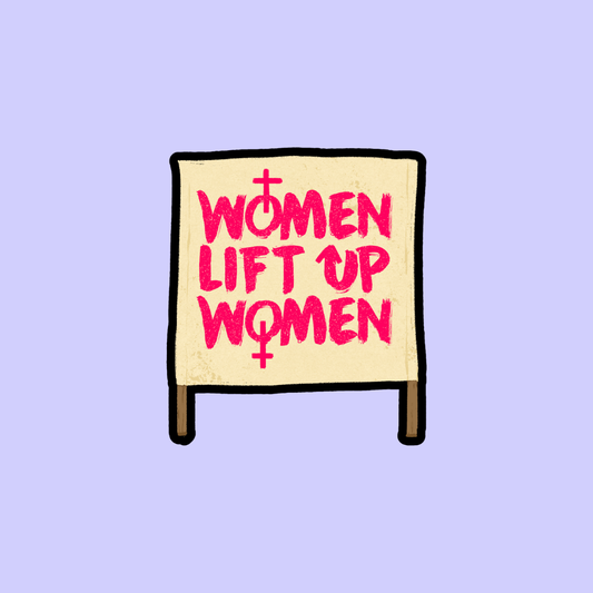 Women Lift Up Women Sticker