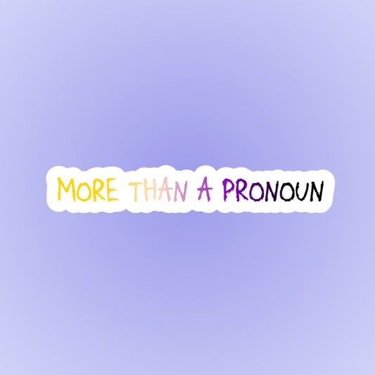 More than a pronoun