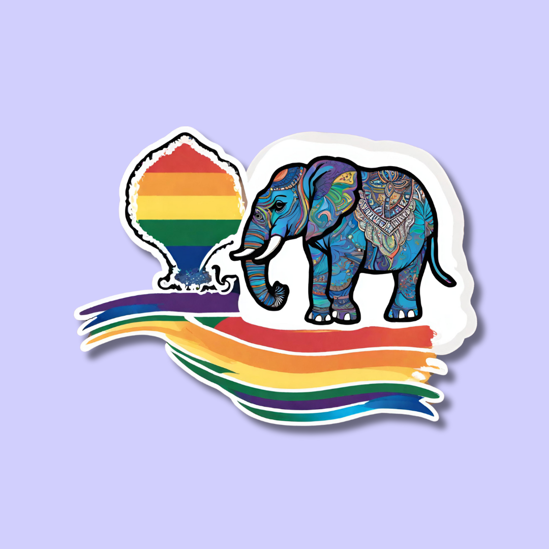 Queer India themed Elephant