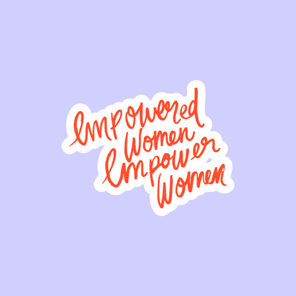 Women Support Women Sticker