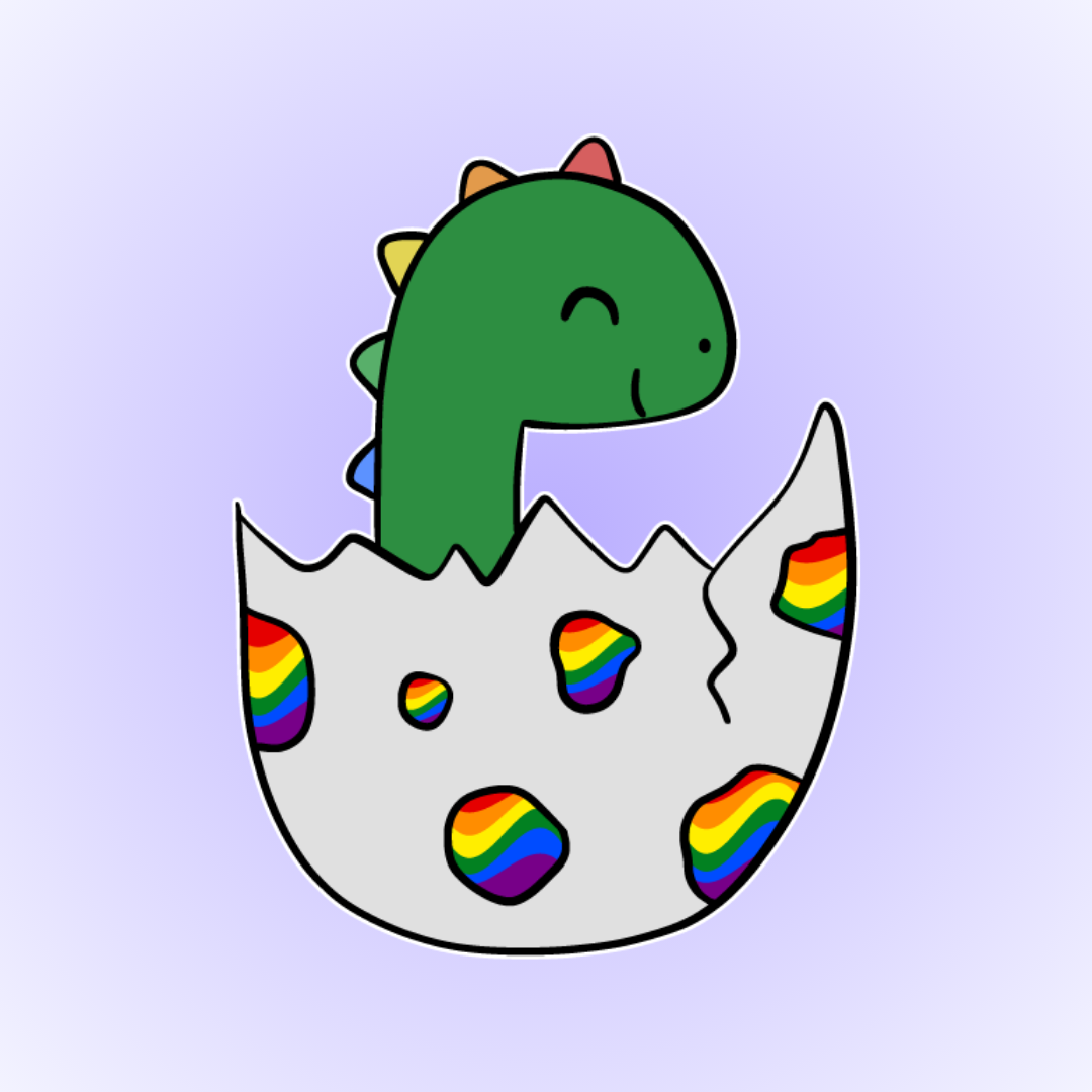 Baby Gay Dinosaur