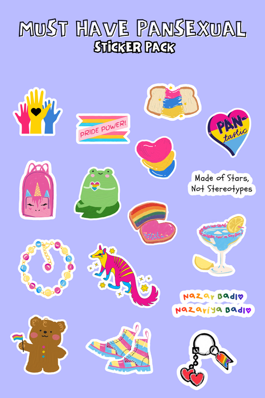 Pansexual Pride Sticker Pack