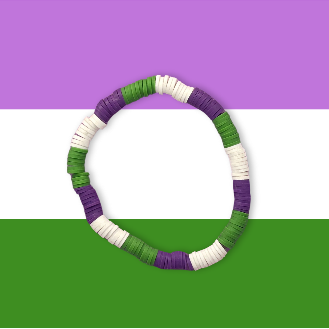Genderqueer Pride Bracelet