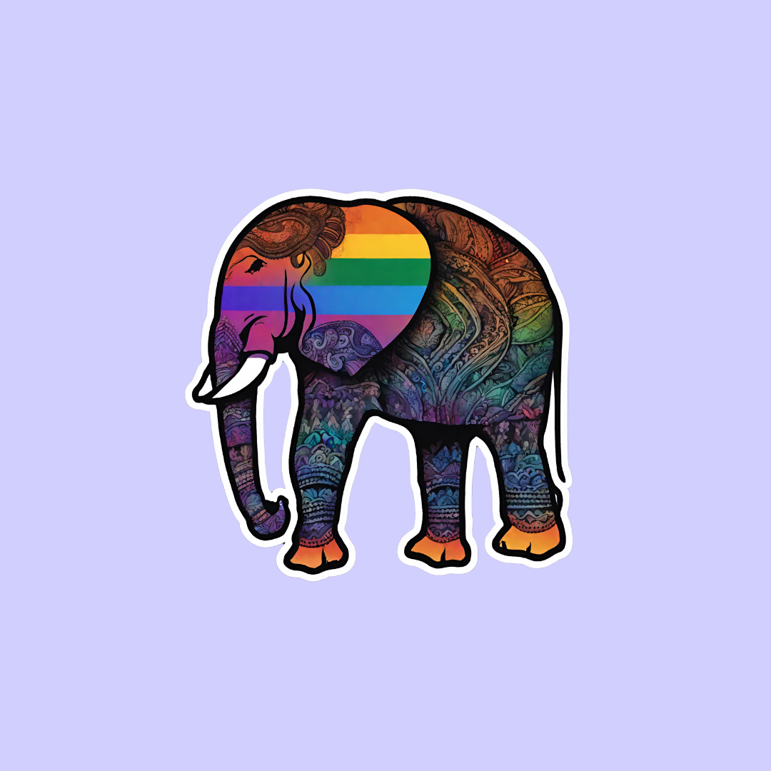 Queer India themed Elephant