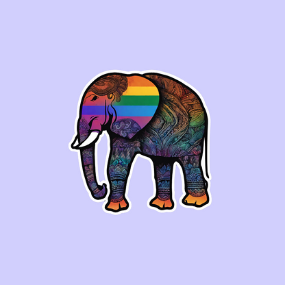 Queer India themed Elephant