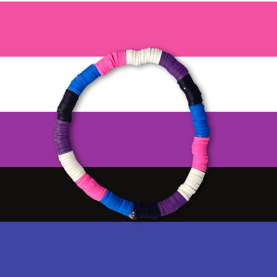 Genderfluid Pride Bracelet