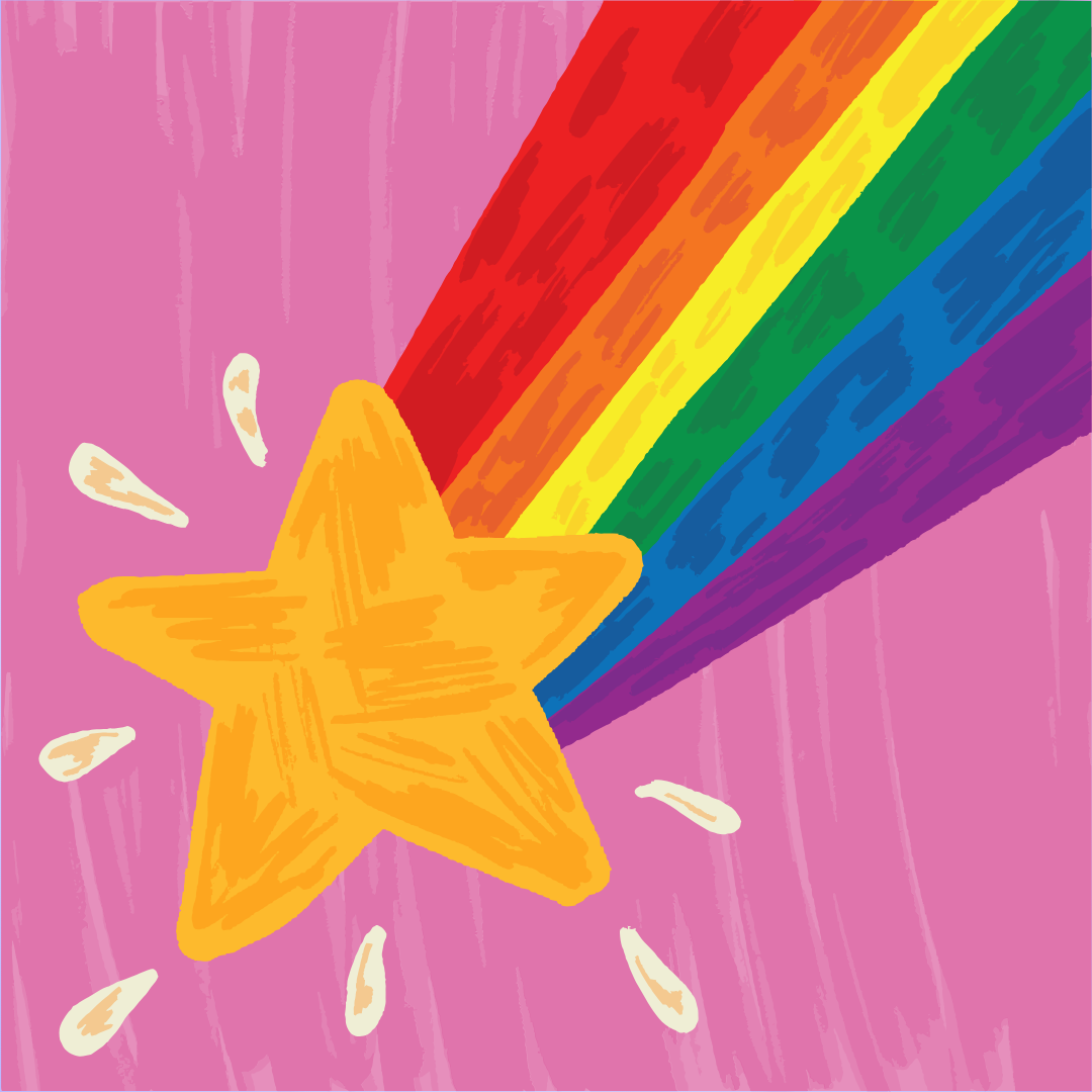 Pride Star Sticker