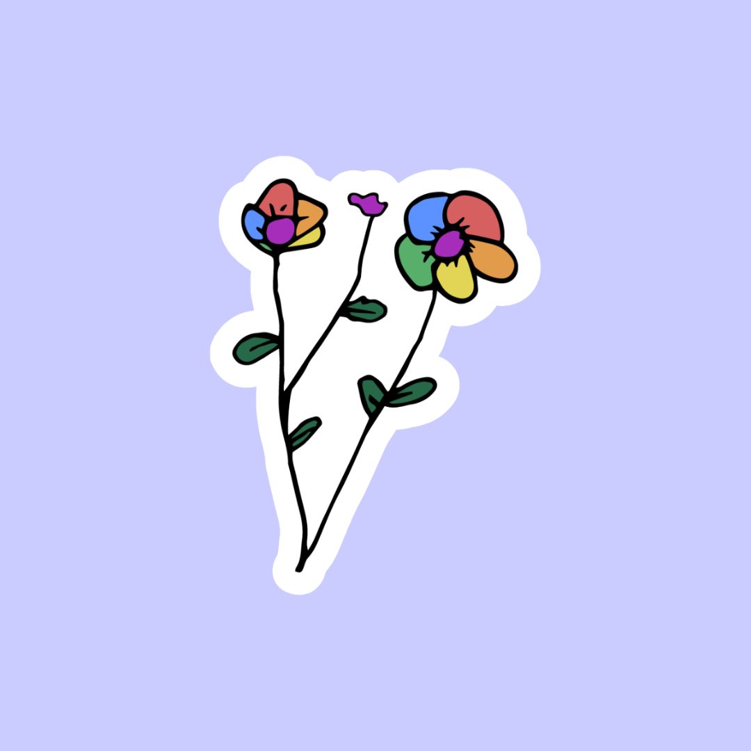 Cute Pride Flowers