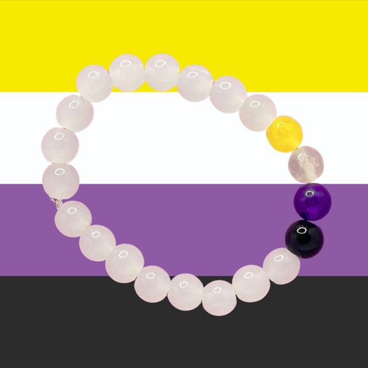 Nonbinary pride bracelet