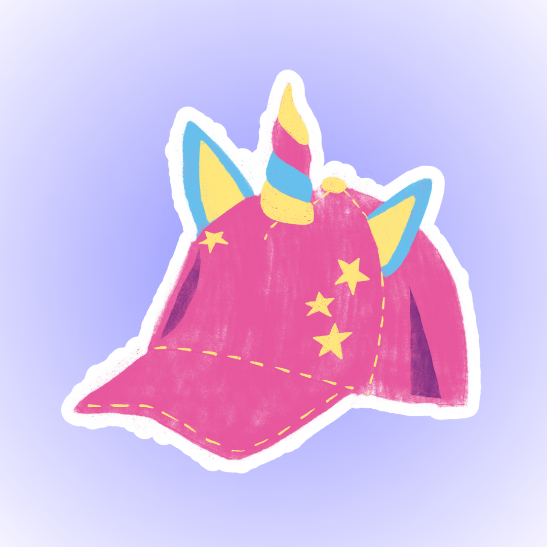 Pansexual Unicorn Hat