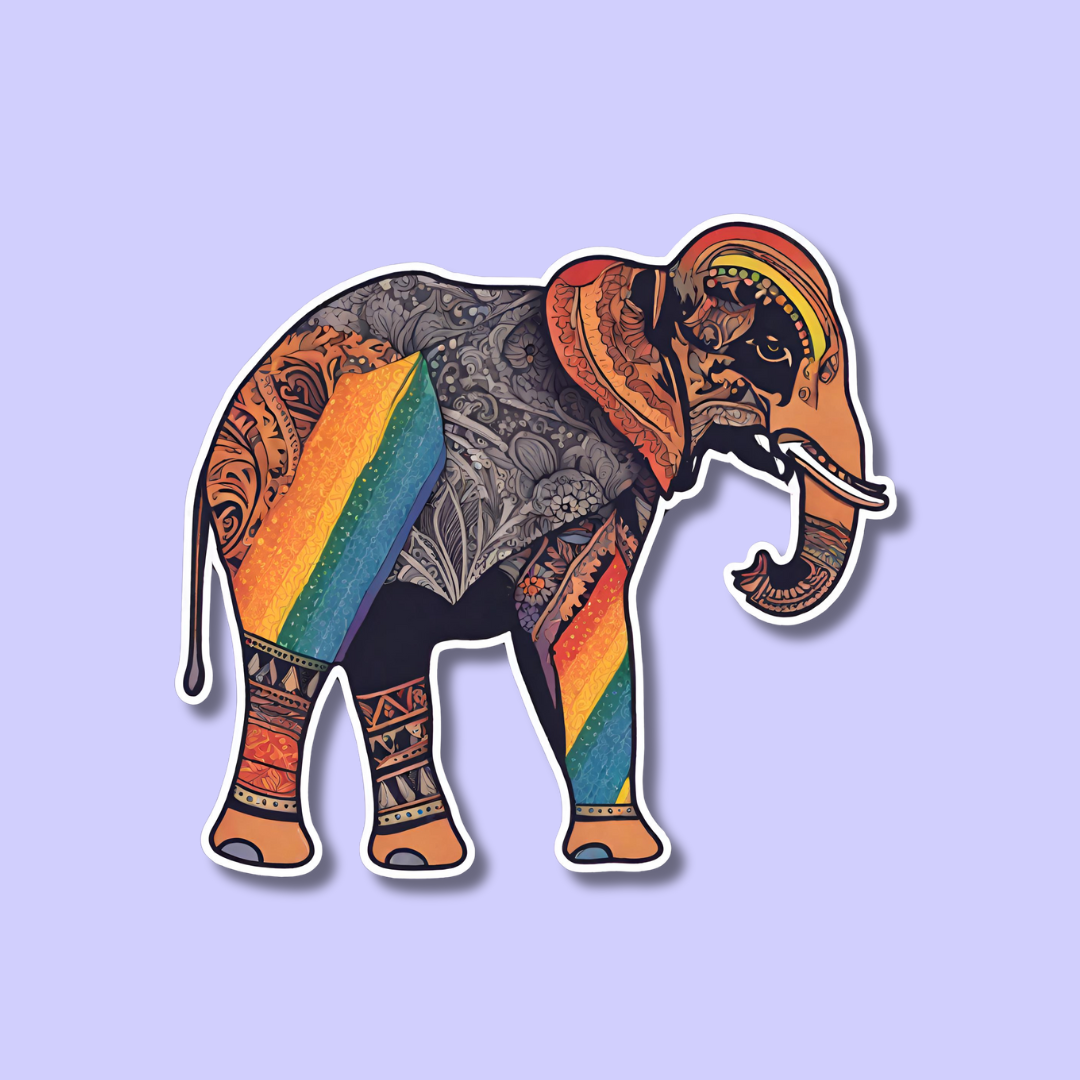 Queer India themed Elephant