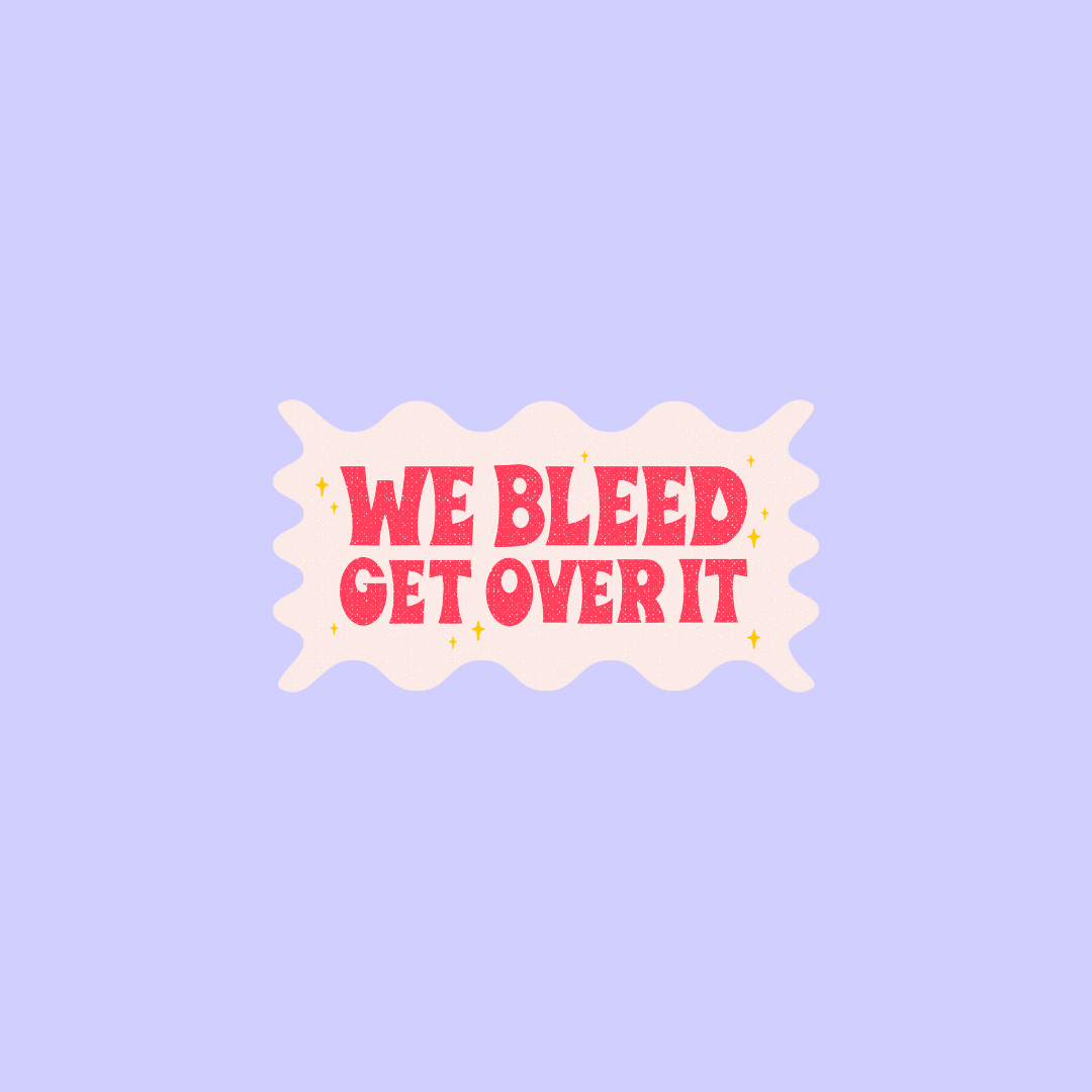 We bleed, get over it.