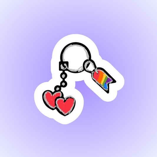 Pride Keychain Sticker