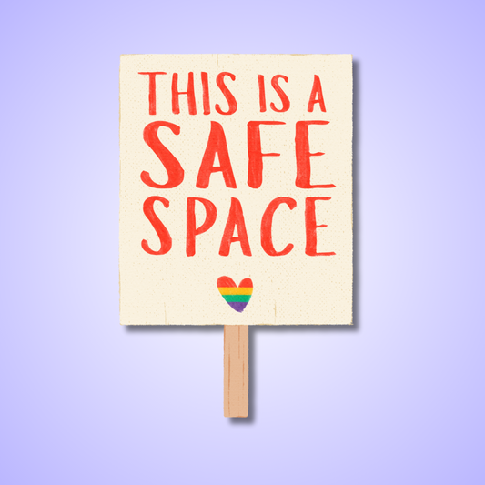 Safe Space Banner Sticker