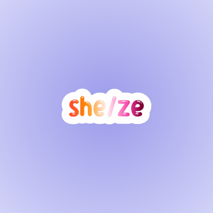 Lesbian gradient pronouns