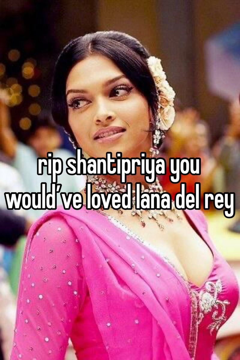 Hilarious bollywood reference sticker- a witty sticker with bollywood twist, featuring a movie reference. Adding touch of humour in your conversations. Featuring Deepika Padukone and Lana Del Ray reference 